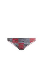 Matchesfashion.com Belize - Ruby Patchwork Bikini Briefs - Womens - Red Multi