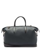Matchesfashion.com Smythson - Zip Guard Leather Holdall - Mens - Blue