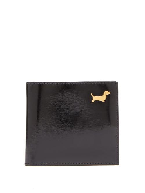 Matchesfashion.com Thom Browne - Hector Leather Bi Fold Wallet - Mens - Black
