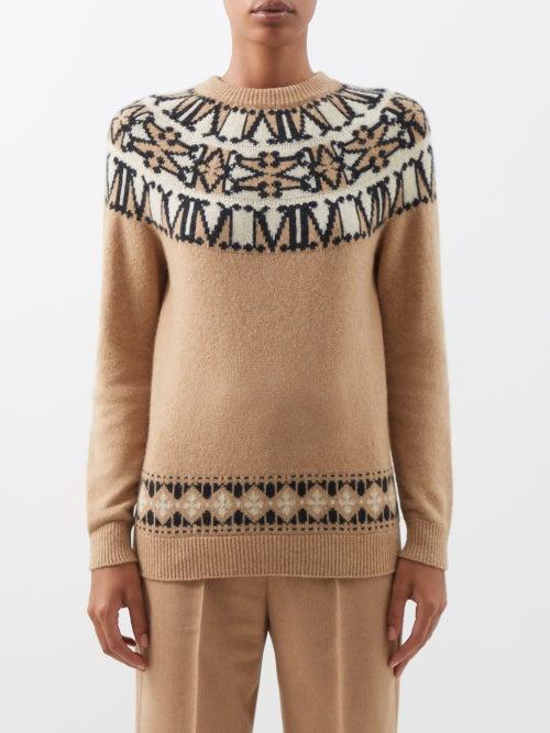Max Mara - Trudy Sweater - Womens - Camel