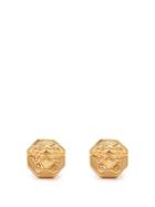 Versace Medusa Gold-tone Stud Earrings