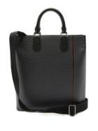 Matchesfashion.com Dunhill - Engine Turn Coated Canvas Tote Bag - Mens - Grey
