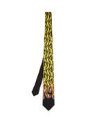 Matchesfashion.com Prada - Banana Print Silk Tie - Mens - Yellow Multi