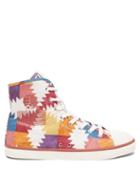Isabel Marant - Benkeenh High-top Patchwork-print Trainers - Mens - Multi