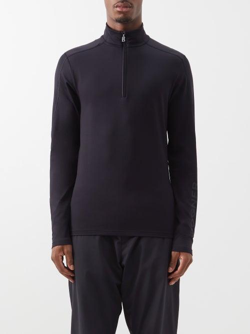 Bogner - Harrison Quarter-zip Thermal Base Layer Top - Mens - Black