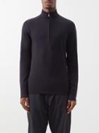 Bogner - Harrison Quarter-zip Thermal Base Layer Top - Mens - Black
