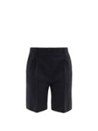 Matchesfashion.com La Collection - Bermuda Tailored Wool Shorts - Womens - Black