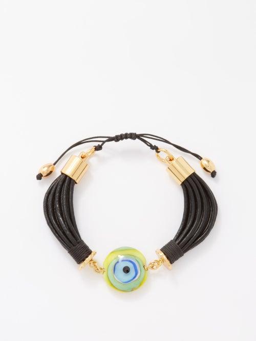 Tohum - Evil Eye 24kt Gold-plated Bracelet - Womens - Multi