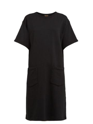Matchesfashion.com Chimala - Patch Pocket Cotton Tunic Dress - Womens - Black