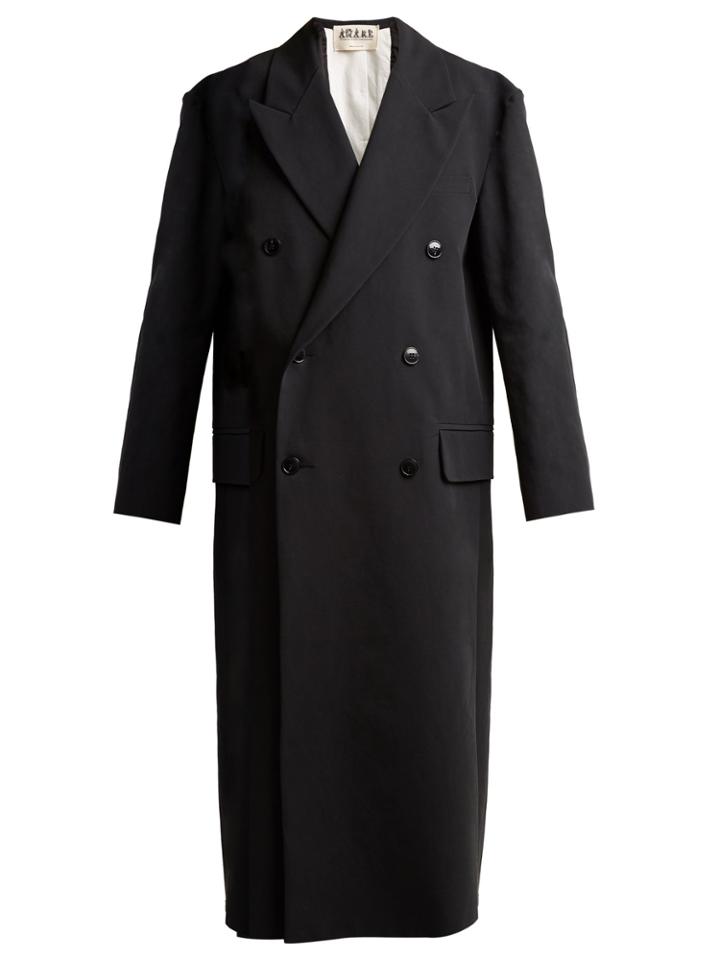 A.w.a.k.e. Double-breasted Cotton Coat