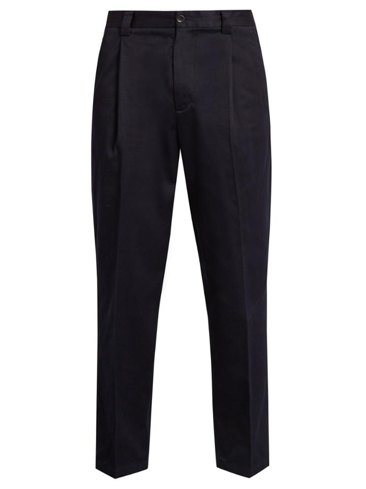 Acne Studios Abram Slim-leg Cotton-blend Trousers