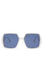 Matchesfashion.com Dior Eyewear - 30montaigne2 Square Acetate Sunglasses - Womens - Ivory