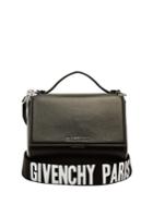 Givenchy Pandora Box Logo-strap Cross-body Leather Bag