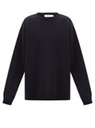 Matchesfashion.com Studio Nicholson - Guernsey Wool Sweater - Mens - Navy