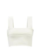 Extreme Cashmere - No. 219 Caress Cropped Stretch-cashmere Top - Womens - Cream