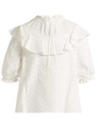 Matchesfashion.com See By Chlo - Broderie Anglaise Cotton Top - Womens - White