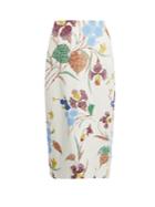 Diane Von Furstenberg Ampre-print Stretch-cotton Pencil Skirt