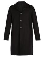 Harris Wharf London Single-breasted Pressed Wool Overcoat