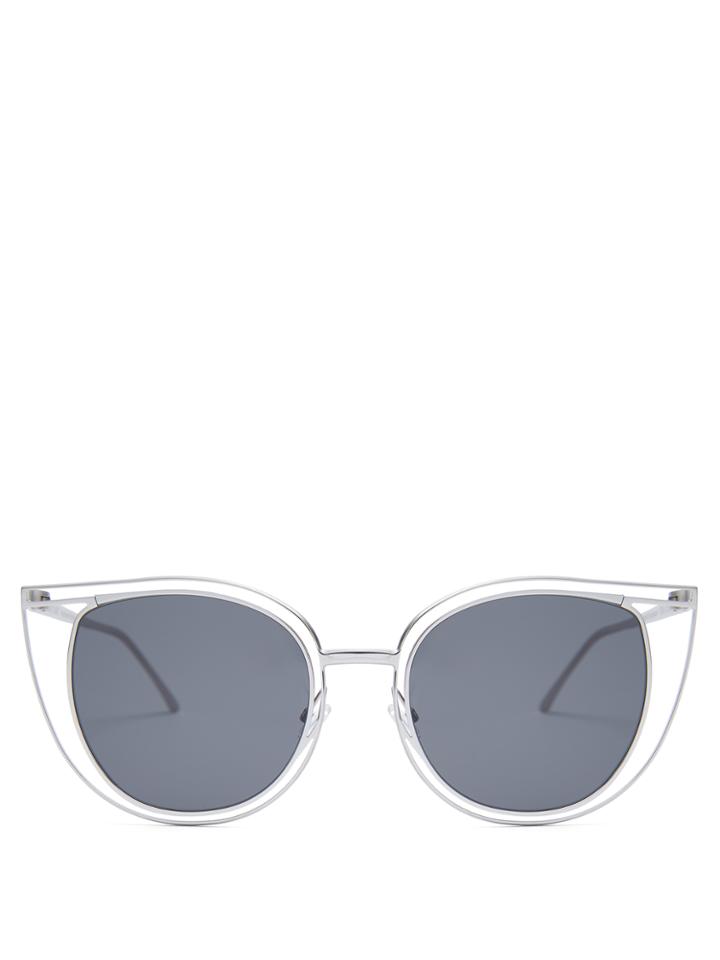 Thierry Lasry Eventually Cat-eye Metal Sunglasses
