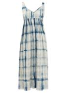 Matchesfashion.com Story Mfg. - Daisy Tie-dye Organic Cotton Maxi Dress - Womens - Blue White