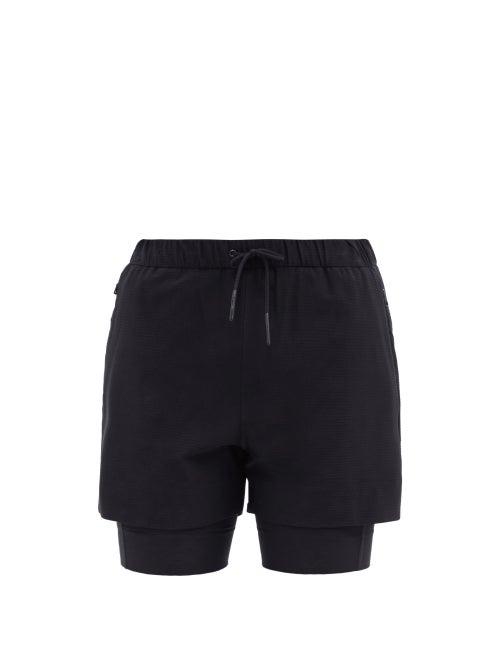 Matchesfashion.com Jacques - Sprint Ribbed Compression Shorts - Mens - Black