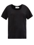 Ladies Activewear Ernest Leoty - Blanche Panelled Jersey T-shirt - Womens - White