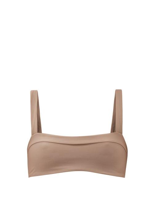 Matchesfashion.com Jade Swim - Coast Wide-strap Bandeau Bikini Top - Womens - Nude