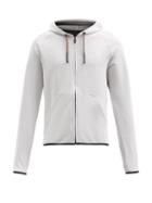 Matchesfashion.com Caf Du Cycliste - Solenne Jersey Hooded Sweatshirt - Mens - Grey