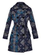 Burberry Prorsum Paisley-print Quilted Trench Coat