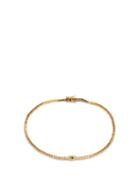 Jacquie Aiche - Evil Eye Diamond & 14kt Gold Anklet - Womens - Crystal