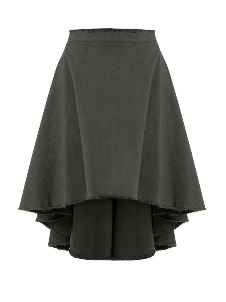 J.w.anderson Asymmetric-hem Cotton-canvas Skirt