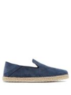 Matchesfashion.com Tod's - Collapsible Heel Suede Espadrilles - Mens - Navy