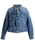 Matchesfashion.com Balenciaga - Swing Denim Jacket - Womens - Denim