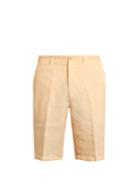 120 Lino Mid-rise Slim-leg Linen Shorts