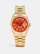 Jacquie Aiche - Vintage Rolex Day-date 36mm Diamond & Gold Watch - Mens - Yellow Gold