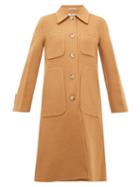 Matchesfashion.com Acne Studios - Orein Single Breasted Double Faced Wool Coat - Womens - Brown