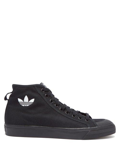 Matchesfashion.com Adidas Originals - Nizza Hi High Top Trainers - Mens - Black