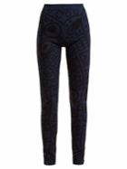 Colville Abstract Jacquard High-rise Leggings