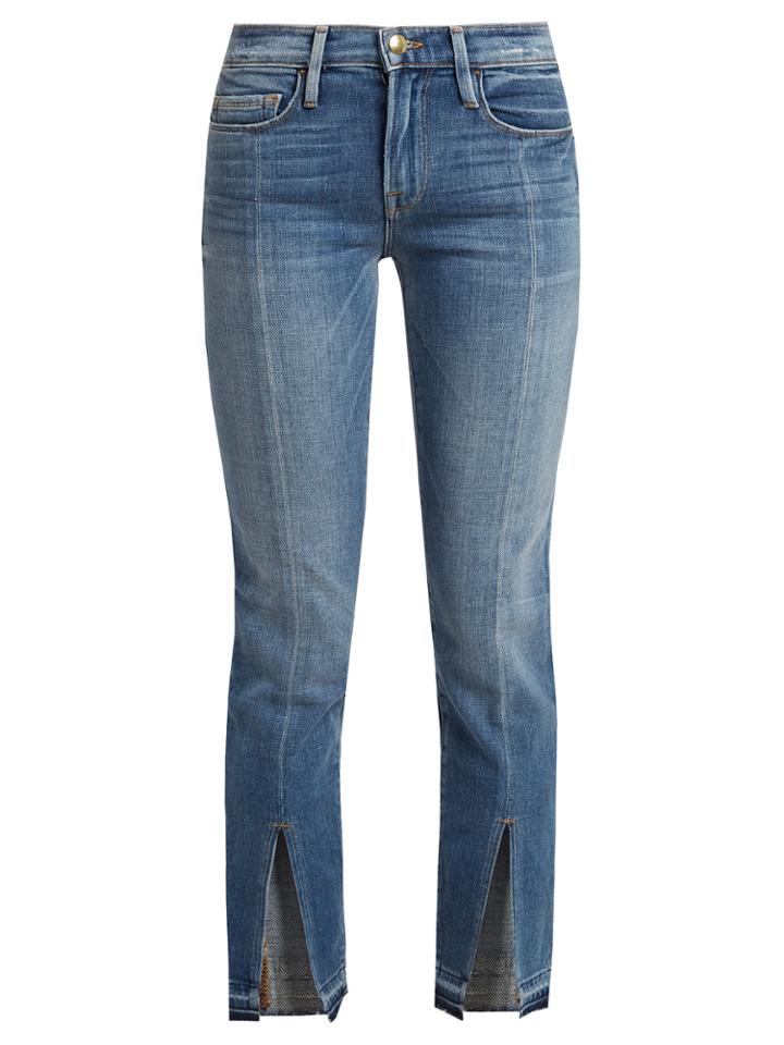 Frame Le Nouveau Straight-leg Cropped Jeans
