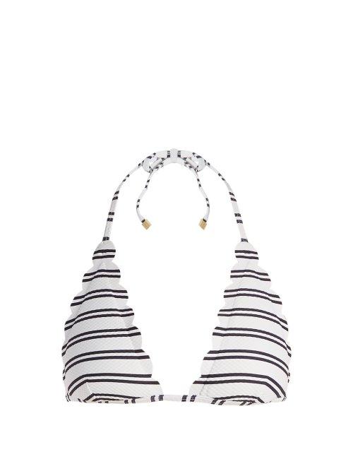 Matchesfashion.com Heidi Klein - Bequia Bikini Top - Womens - White Stripe