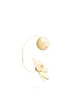 Simone Rocha Flower Gold-plated Hoop Earring