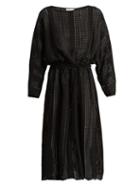 Matchesfashion.com Zimmermann - Gossamer Crochet Knit Dress - Womens - Black