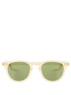 Garrett Leight - Hampton X D-frame Acetate Sunglasses - Mens - Beige