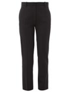 Matchesfashion.com Joseph - Zoom Comfort Wool Blend Slim Leg Trousers - Womens - Black