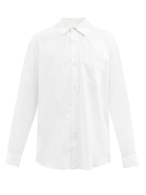 Our Legacy - Initial Silk Shirt - Mens - White