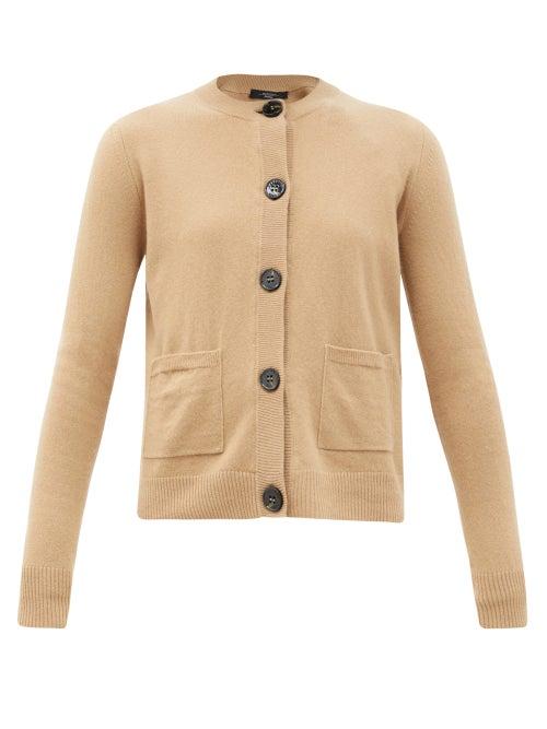 Matchesfashion.com Weekend Max Mara - Circolo Cardigan - Womens - Camel