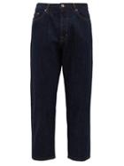 Matchesfashion.com Albam - Low-rise Cotton Tapered Jeans - Mens - Light Blue