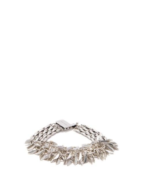 Isabel Marant - Feather Milanese-chain Bracelet - Womens - Silver