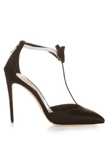 Olgana Paris La Garonne Satin Pumps