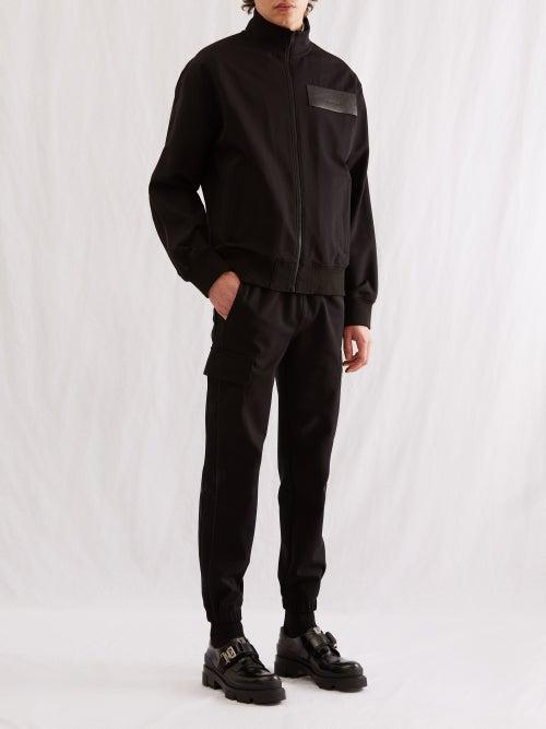 Givenchy - Patch-pocket Twill Track Jacket - Mens - Black